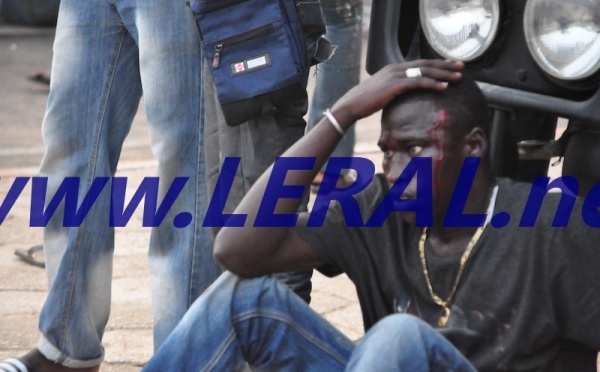 Violents affrontements entre les supporters de Modou Lô et ceux de Gris Bordeaux sur l’avenue du Centenaire