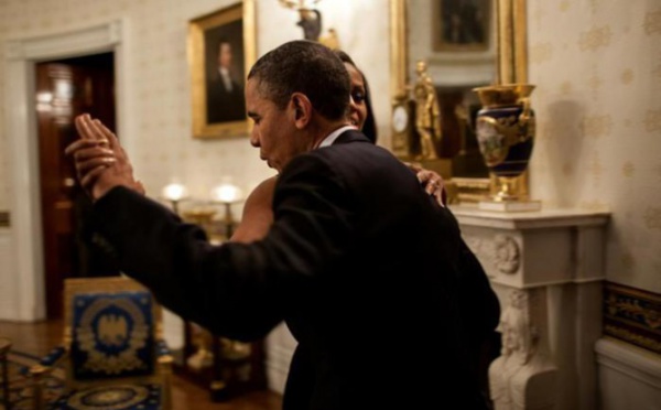 Le président Obama qui danse avec sa femme (PHOTO)