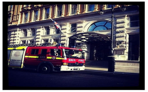 Rihanna évacuée de son hôtel en feu