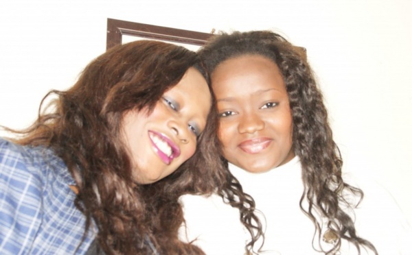 Voici Chacha et Sakina les deux actrices de la série Bégué