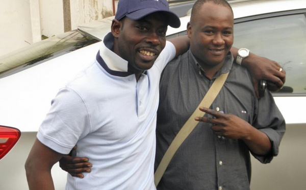 Bakayoko et son "patron", DJ Boub's
