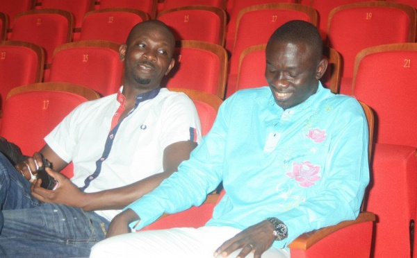 Pape Diouf et son producteur Ibou Ndour en pleine préparation du Grand Bégué