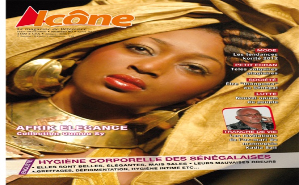 En exclusivité Voici la couverture du journal  ICONE MAGAZINE