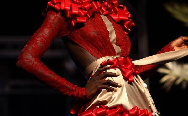 Fatou Joe Ndiaye lors du Dakar Fashion week