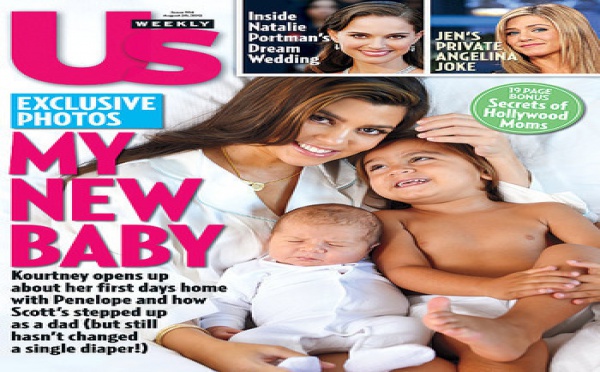 Photo : Kourtney Kardashian présente sa petite fille