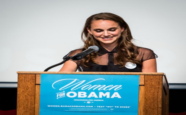 Natalie Portman soutient Barack Obama