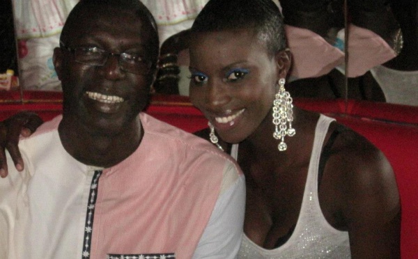 Fallou Dieng et sa fille Codou