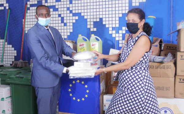Riposte contre la Covid-19: Le Port Autonome de Dakar reçoit du matériel sanitaire d'une valeur de 26 millions de l’Union Européenne