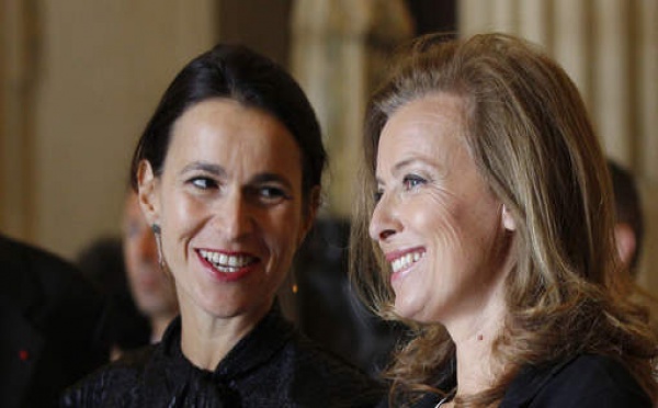 Valérie Trierweiler, "ambassadrice" de la Fondation Danielle Mitterrand