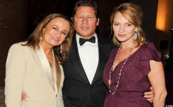 Uma Thurman retrouve sa silhouette après bébé