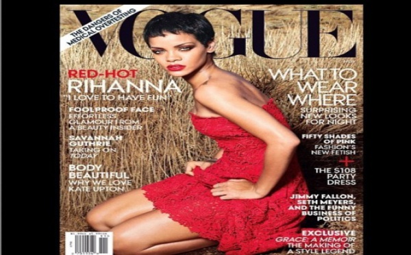 Rihanna en couverture de Vogue