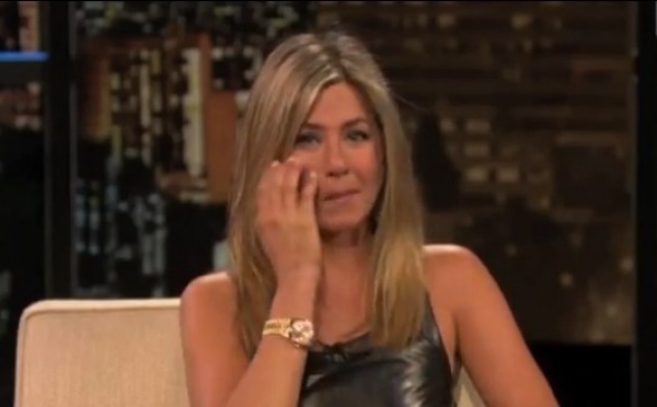 Jennifer Aniston en larmes