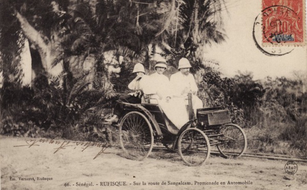 Souvenir! La première voiture au Sénégal