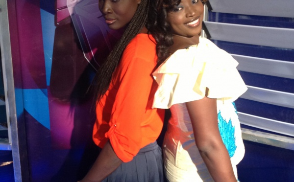 La top model international Dji Dieng en complicité avec Sister Mya de la Rts