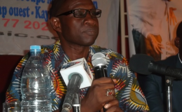 Le professeur Lamane Mbaye de l'Ucad, un des chroniqueurs de "Parlons Français" de la Rfm