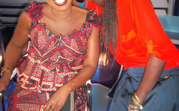 La top model Dji Dieng avec Yakham Thiam de la Rts1