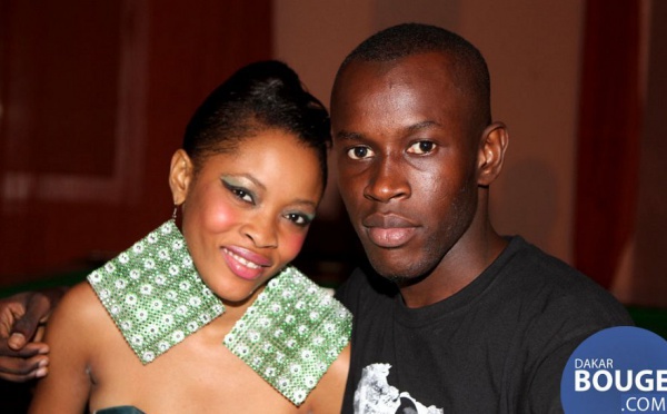 Pako, producteur de L’émission Sama Time avec la présentatrice Cécylia 