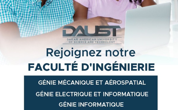 Découvrez la Dakar American University of Science &amp; Technology (DAUST) et ses programmes en cycle d'ingénieur sur 5 ans !