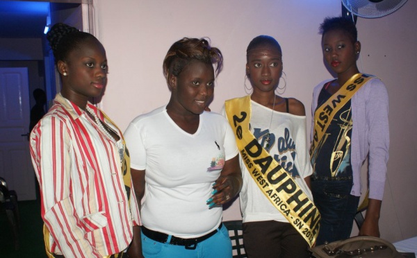 Diarra avec les Miss West Africa