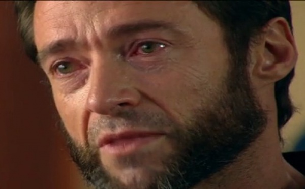 PHOTO Hugh Jackman craque et pleure lors d'une interview