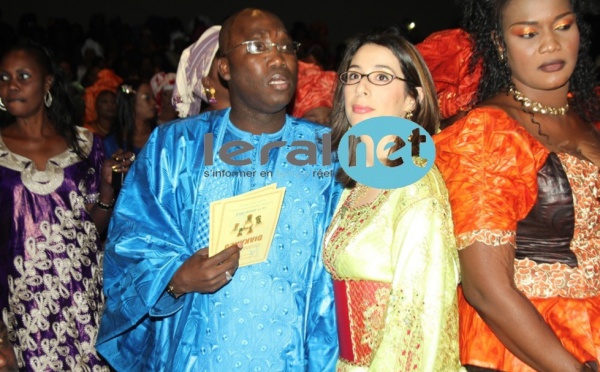 Mounirou Sy et son épouse à Sorano lors du Diakarlo