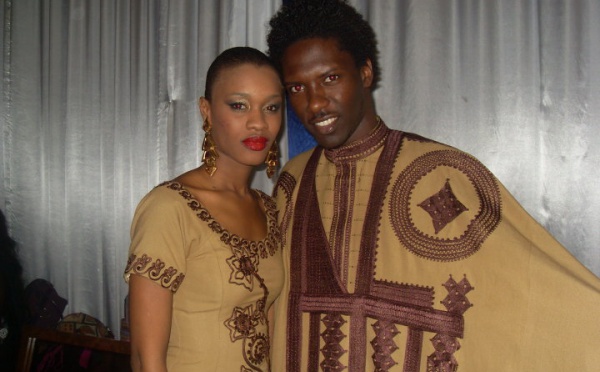 Baidysh Pro et Ndeye Ndack lors d'un défilé de mode