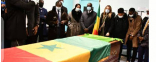 France: Revivez en images la cérémonie de levée du corps de Pape Bouba Diop 