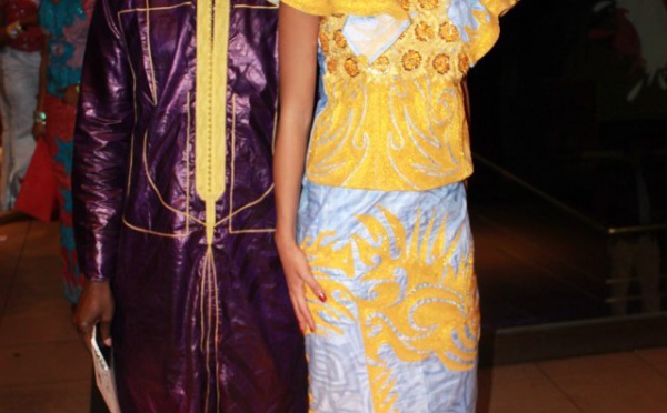 Djilly création en compagnie de Martha Bitéye, 1ère dauphine Miss Sénégal Espagne