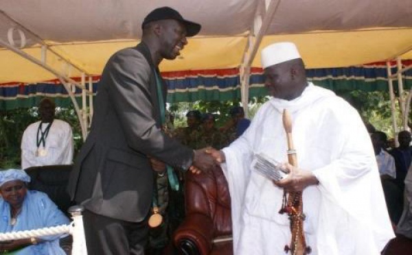 Fallou Dieng reçu par Yaya Jammeh à Kanilay