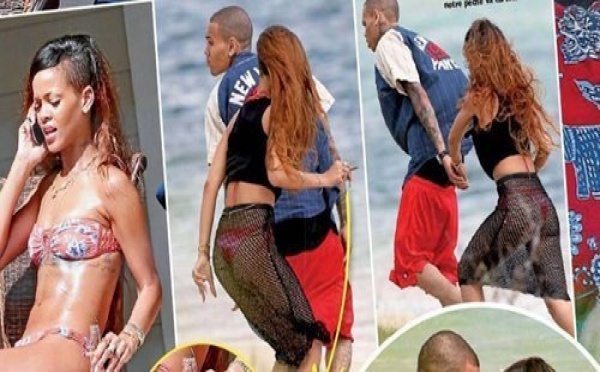 Chris Brown et Rihanna « tête à tête » sous le soleil (Photo)