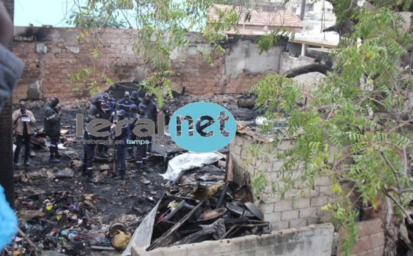 [Photos exclusives] Violent incendie à la Médina: Les flammes ont tout emporté