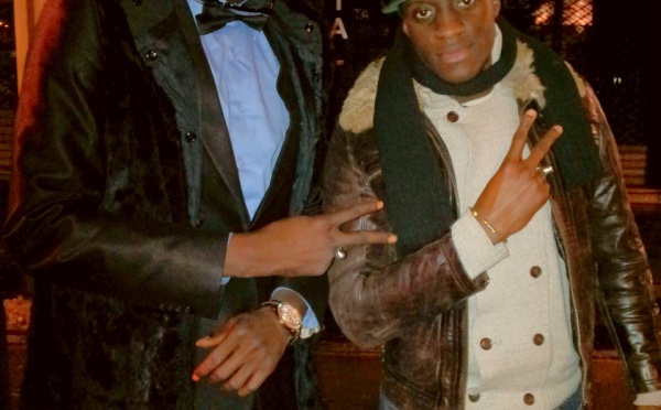 Le jet-setteur de Paris Khadim Biaye avec son ami Ameth Thiou