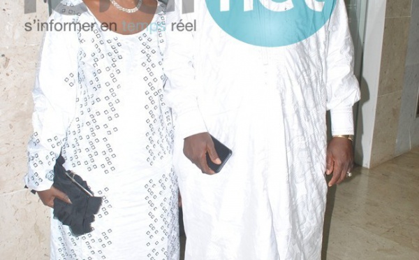 Farba Ngom, le griot de Macky Sall avec son épouse