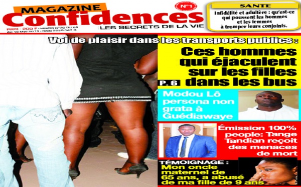 Voici la Une de Confidences magazine de la semaine!
