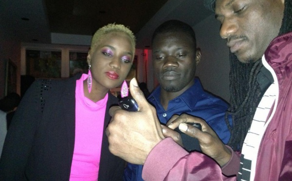 Guin Thieuss, Eva Chon et son mari King Dread au Dou Deegn Party à New York City !