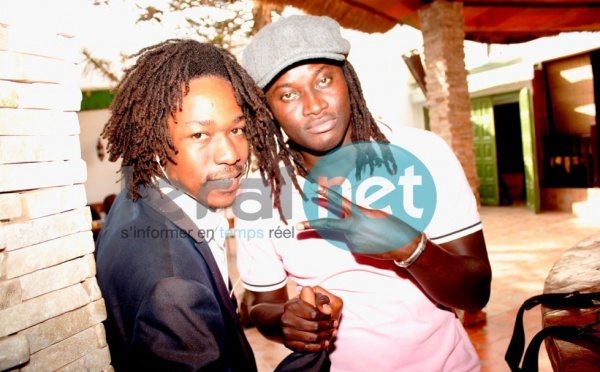 Dj Nicolas avec le rappeur Bakhaw