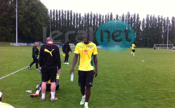 Les images du premier galop d'entraînement des "Lions" au complexe sportif d'Anderlecht à Bruxelles