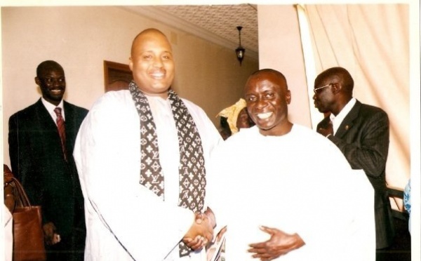 Ameth Saloum Dieng avec Idrissa Séck