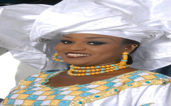 La grande diva Fademba Diop, patronne du complexe La Linguère en mode traditionel