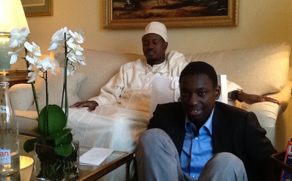 Un fils du ministre Mor Ngom avec Serigne Bass Abdou Khadre