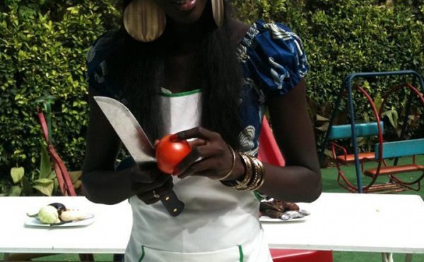 Le mannequin Fatou Joe Ndiaye, une bonne cuisinière