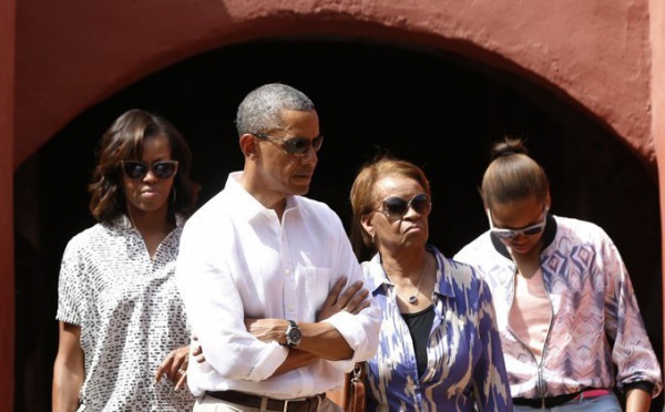 La famille Obama marquée par la visite à Gorée