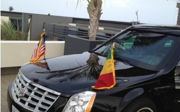 L'imposante limousine de Barack Obama