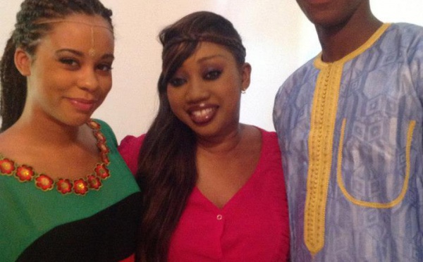 Le couple Ibou Kara-Léa en compagnie de Yakham Thiam