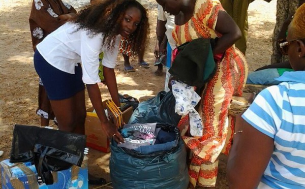 Thésou Ndiaye, Miss Sénégal 2013 dans le social