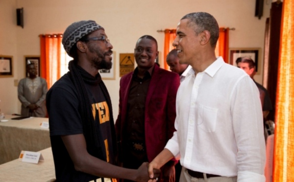 Fadel Barro de Y en a marre avec Barack Obama
