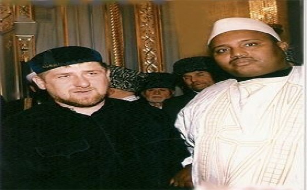 Le très influent Ameth Saloum Dieng avec le Président tchétchène