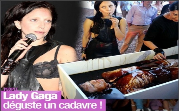 Lady Gaga déguste un cadavre ! #Trash