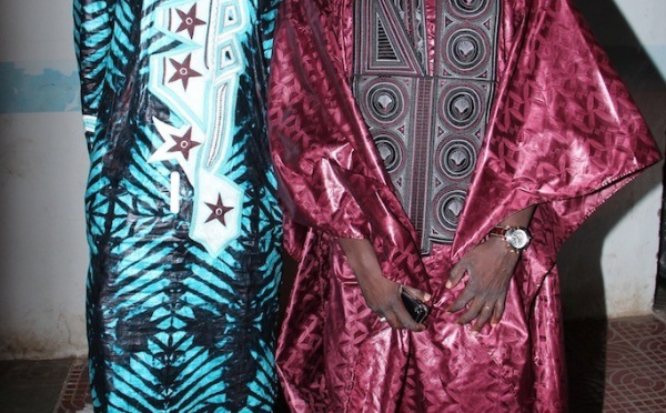 Tange Tandian et son ami Pape Diouf en mode Korité