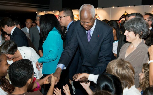 (4) Photos: Abdou Diouf à l’ouverture des jeux de la Francophonie